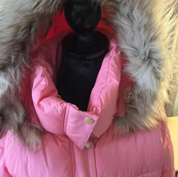 Stylish Warm Pink Talbot's Winter Coat - Picture 5 of 16